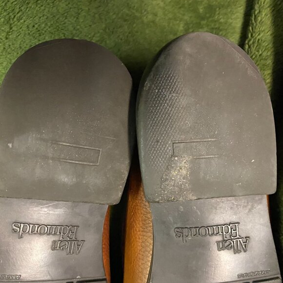 Allen Edmonds Mens Loafers Size 8D Tassel Brown Nashua Leather - Picture 12 of 15